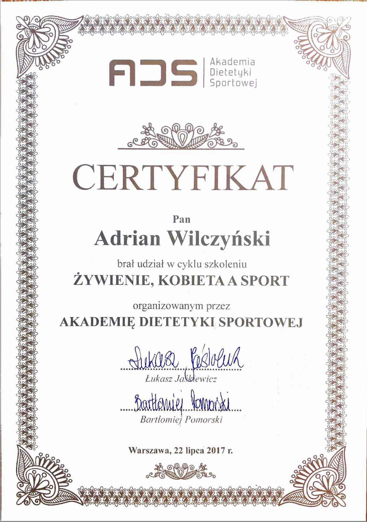 Żywienie, kobieta a sport